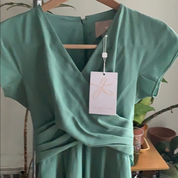 NWT Gal Meets Glam Seraphina Green Mint Dress 00 - Picture 6 of 6